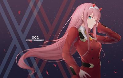 Here's some pixel art of Zero two : r/DarlingInTheFranxx