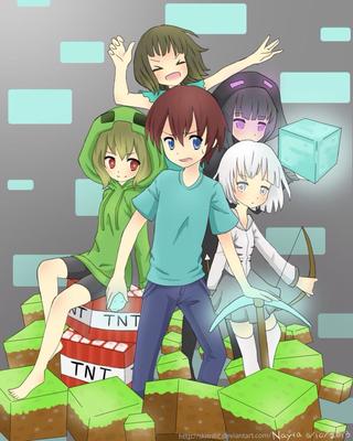 Minecraft | Anime versions of Steve, Creeper, Skeleton, Enderman, and  Zombie xD #minecraft #anime | Minecraft anime, Minecraft anime girls, Anime  version