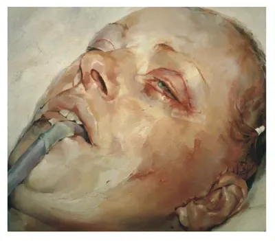 Jenny Saville in her Studio