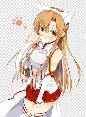 Asuna Yuuki Sword Art Online Kawaii Weatherproof Anime Sticker 6\" Car Decal  | eBay