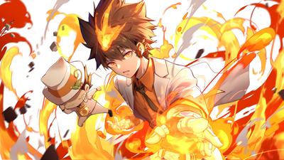 Tsunayoshi Sawada Reborn! Kyoya Hibari Manga Anime, reborn transparent  background PNG clipart | HiClipart