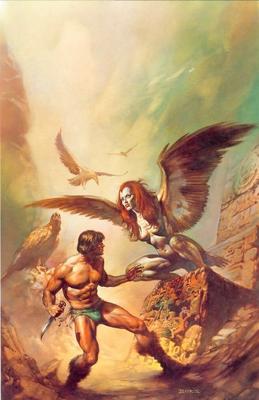 varvar.ru: Boris Vallejo (Борис Вальехо, Борис Валеджо, Борис Валеджио).  Гарпия