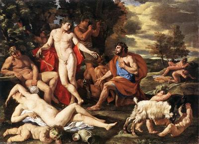 Репродукции Произведений Искусства Мидас и Вакх по Nicolas Poussin  (1594-1665, France) | WahooArt.com