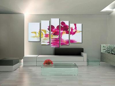 Модульная картина для интерьера на стену / Романтика / \"Абстракция -  любовь\" 80x140 см MK50251 - купить по выгодной цене в интернет-магазине  OZON (423803648)